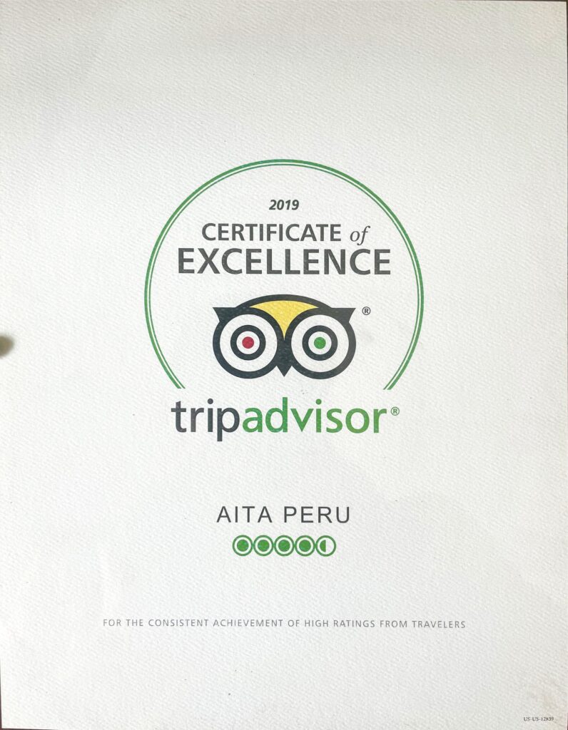 certificado-de-excelencia-para-Aita-Peru-Viajes